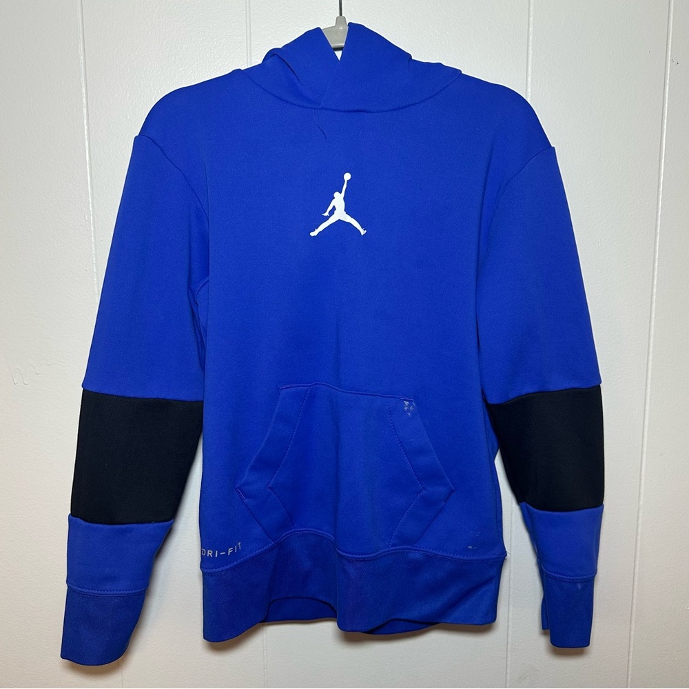 Jordan Blue and Black Hoodie